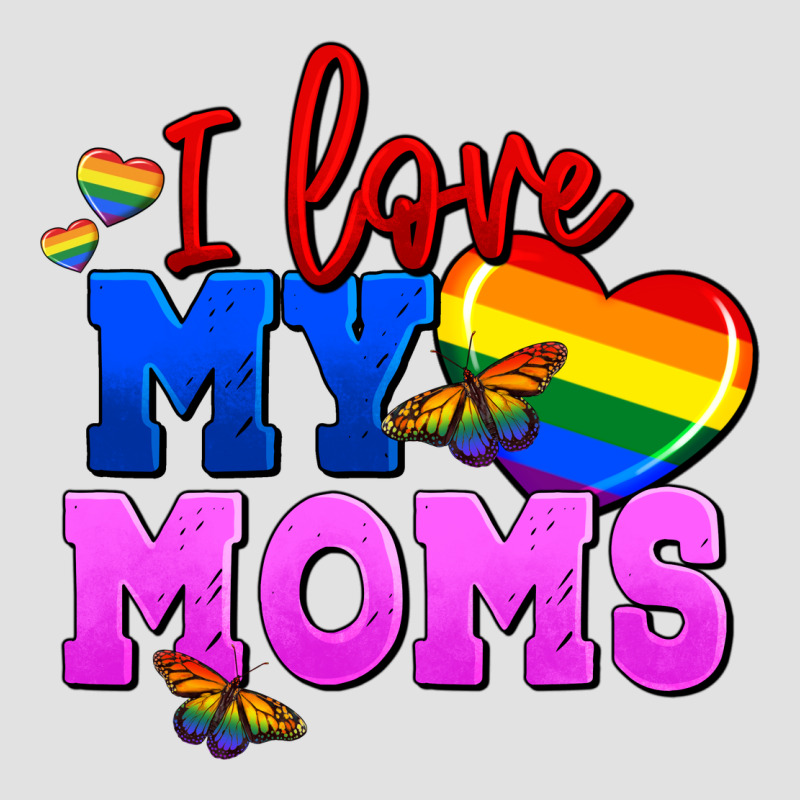 I Love My Moms Premium Hoodie by FaDigitalArtStudio | Teevron