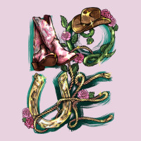 Love Boots Horseshoe Cowboy Ladies Tee | Teevron