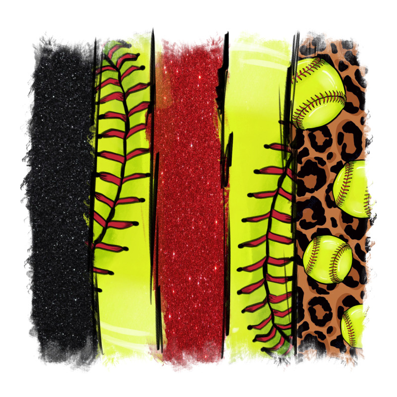 Softball Brushstroke Premium Tee by NancyCooperArtShop | Teevron