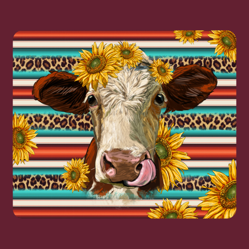 Serape Leopard Hereford Cattle Mousepad Classic Tee by Jasminsmagicworld | Teevron
