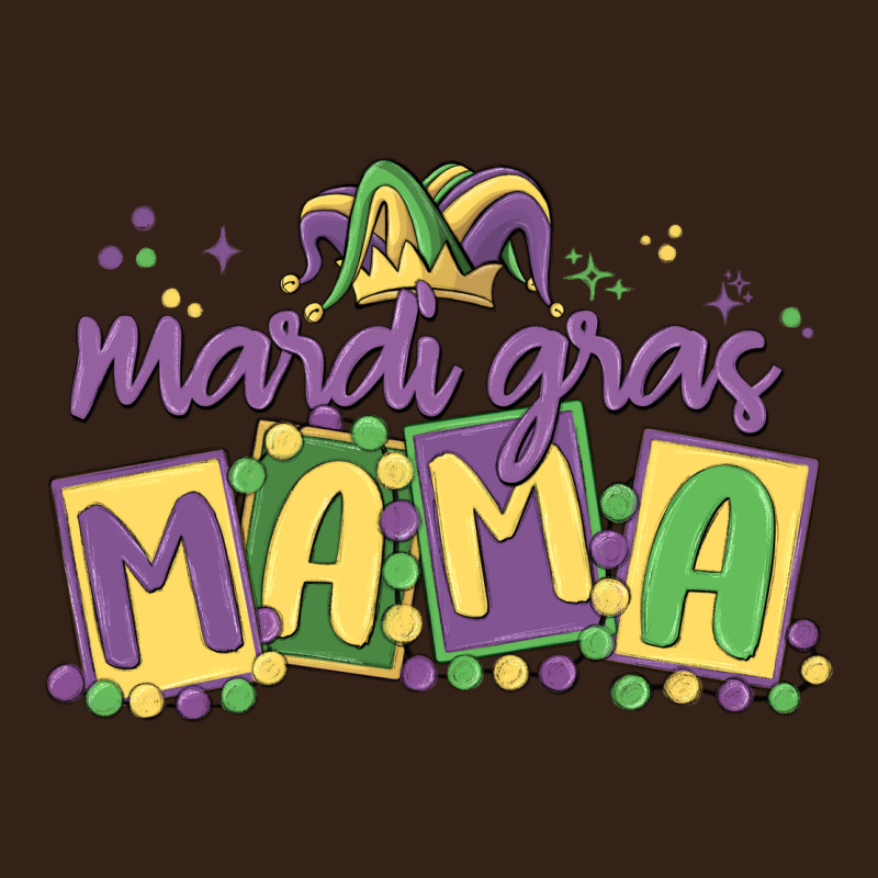 Mardi Gras Mama Heavy Core Tee by MaliasSmallBusiness | Teevron