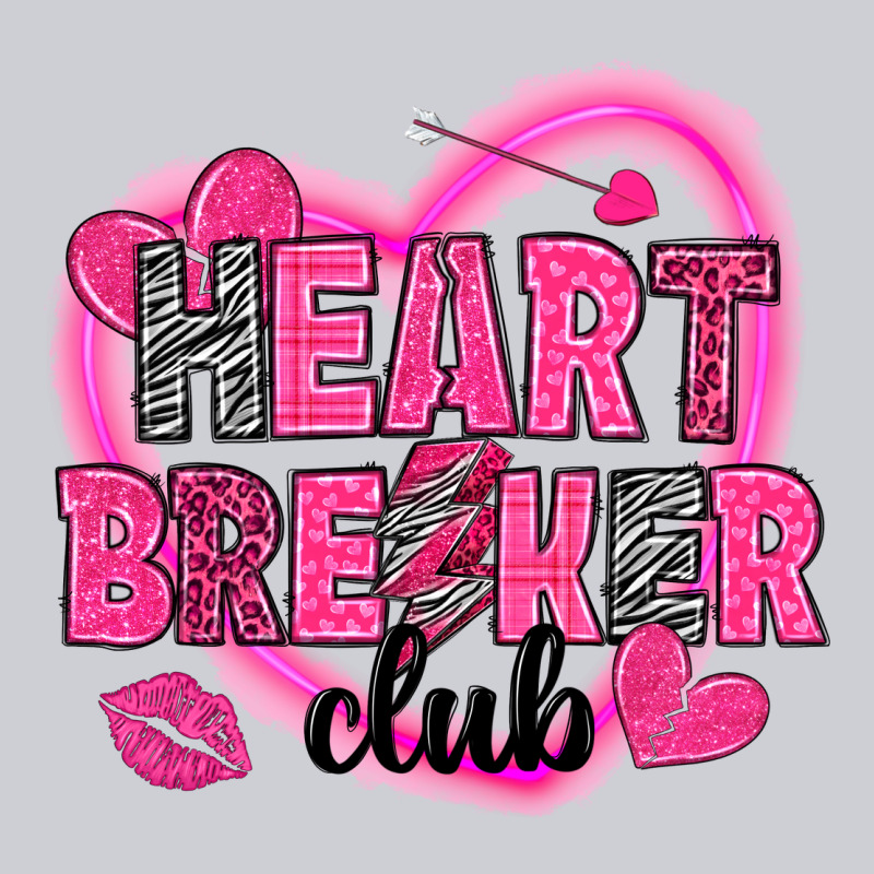 Heart Breaker Club Valentine's Day Heavyweight Sweatshirt by HowdyJamesFarm | Teevron