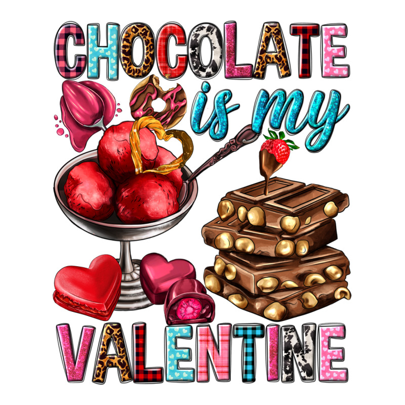 Chocolate Is My Valentine Premium Tee by NancyCooperArtShop | Teevron