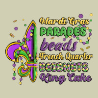 Mardi Gras Parades Beads French Quarter Beignets K Heavy Core Tee | Teevron