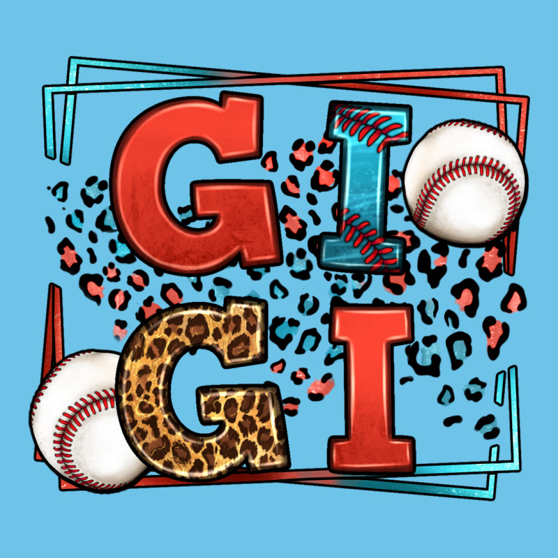 Baseball Gigi Leopard Frame Premium Sweatshirt by LillyAllenDesigns | Teevron