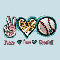 Peace Love Baseball Ladies Tee | Teevron