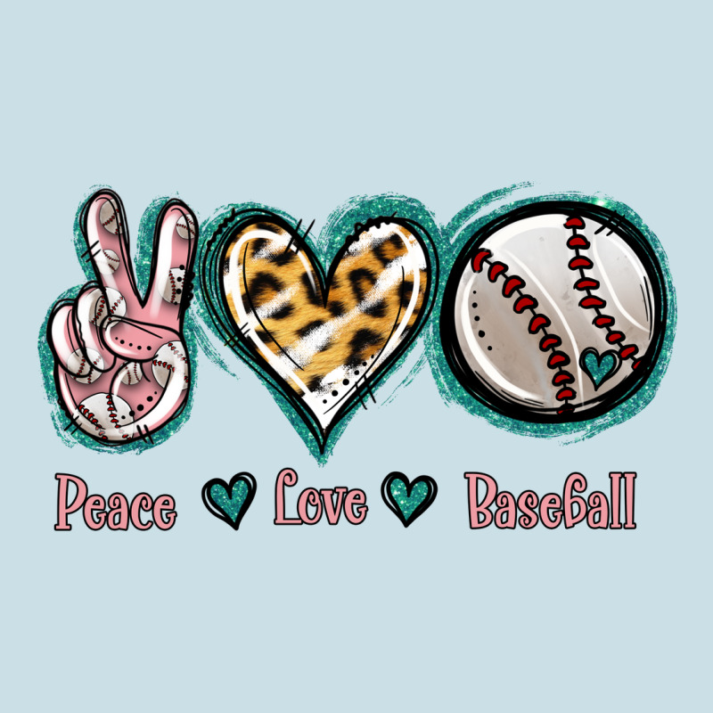 Peace Love Baseball Ladies Tee by Jasminsmagicworld | Teevron