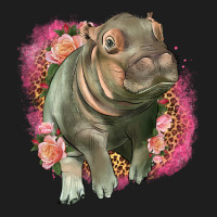 Leopard Baby Hippo Classic Tee | Teevron