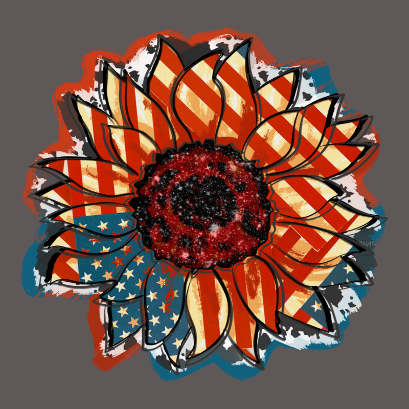 American Flag Sunflower 4th Of July Premium Hoodie by FaDigitalArtStudio | Teevron