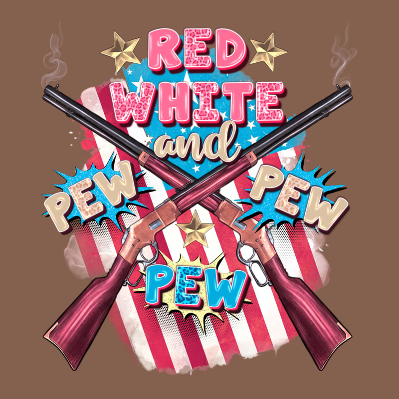 Red White And Pew Pew Pew Zipper Hoodie by FaDigitalArtStudio | Teevron