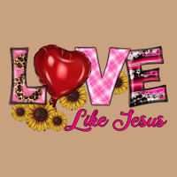 Valentine's Day Love Like Jesus Vintage Tee | Teevron