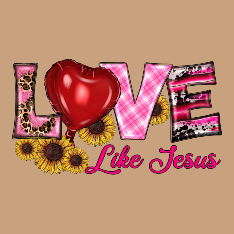 Valentine's Day Love Like Jesus Vintage Tee by RanaPortraitStore | Teevron