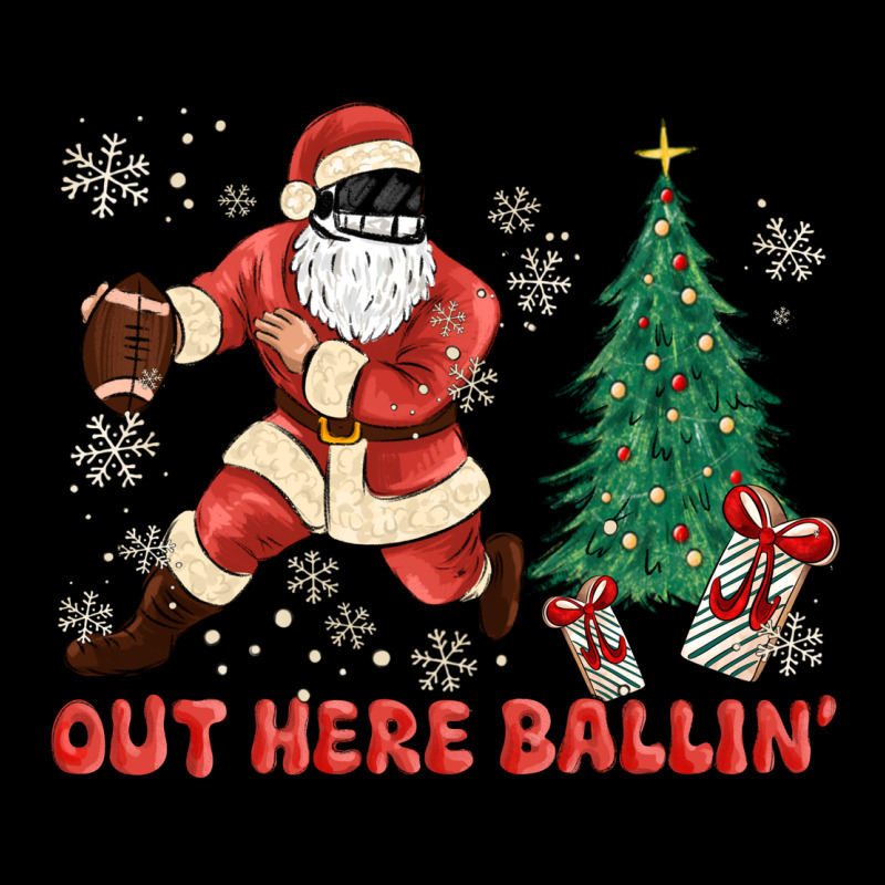 Out Here Ballin' Ladies Tee by MaliasSmallBusiness | Teevron