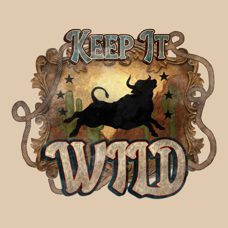 Keep It Wild Western Bull Heavyweight Sweatshirt by HowdyJamesFarm | Teevron