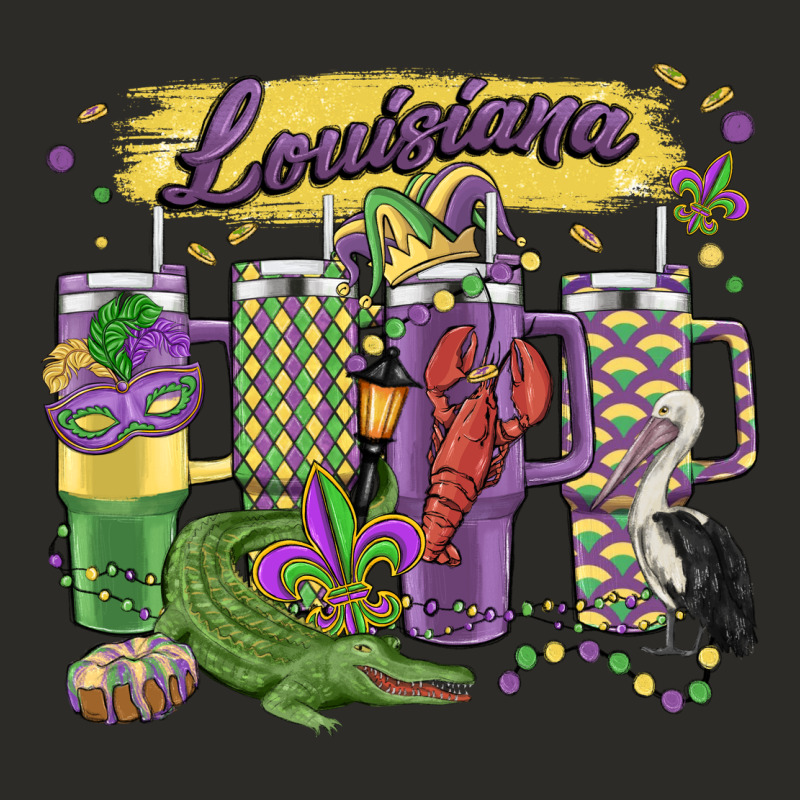 Obsessive Cup Disorder Mardi Gras Heavy Core Tee by MaliasSmallBusiness | Teevron