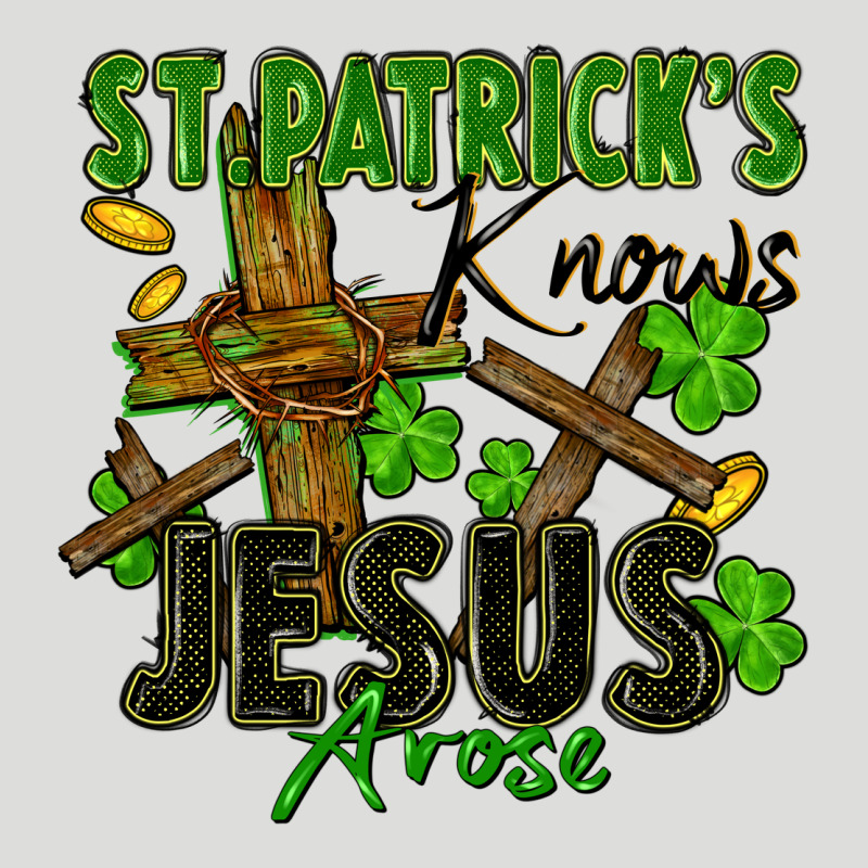 St. Patrick's Knows Jesus Arose Zipper Hoodie by FaDigitalArtStudio | Teevron