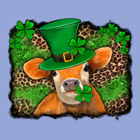 St Patricks Orange Cow With Leopard Background Classic Tee | Teevron