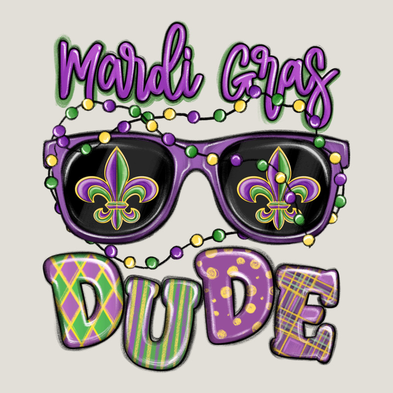 Mardi Gras Dude Heavy Core Tee by MaliasSmallBusiness | Teevron