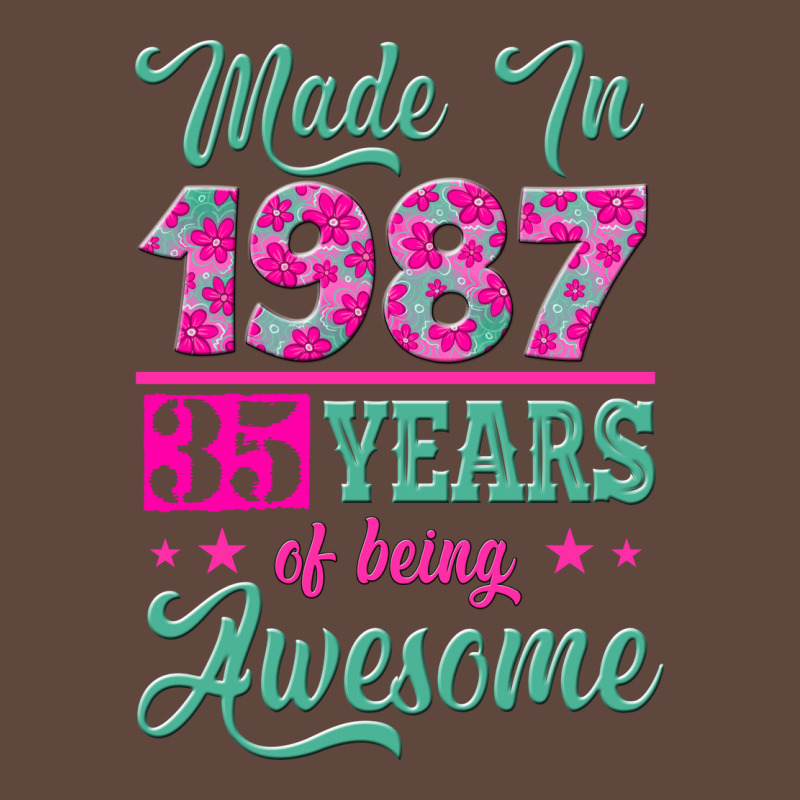 Made In 1987, 35 Years Of Being Awesome Classic Tee by Jasminsmagicworld | Teevron
