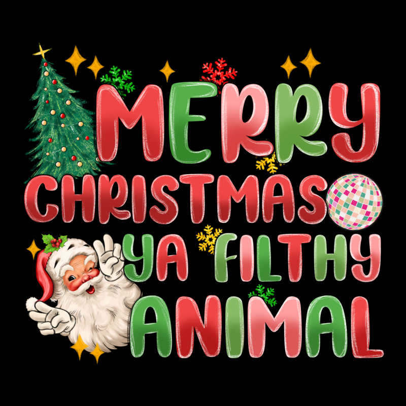 Merry Christmas Ya Filthy Animal Premium Tee by MaliasSmallBusiness | Teevron