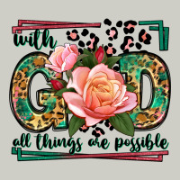 With God All Things Are Possible Leopard Frame Heavyweight Hoodie | Teevron