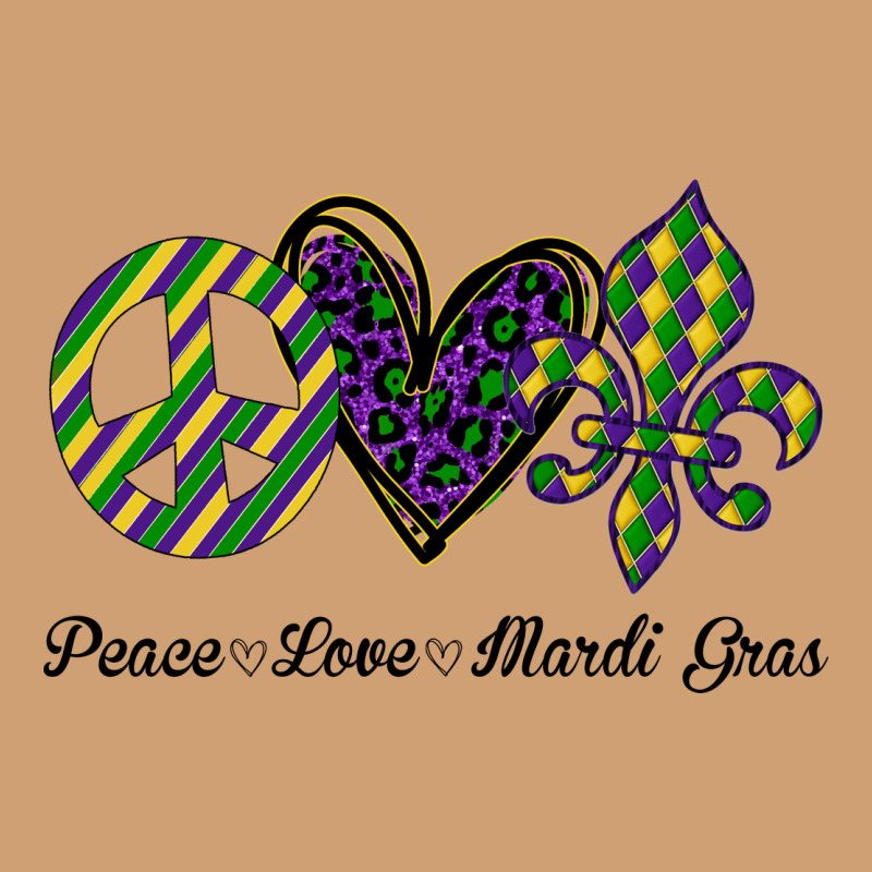 Mardi Gras Love Peace Vintage Tee by Bettercallsaul | Teevron