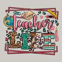 Teacher Life Leopard Frame Heavyweight Hoodie | Teevron