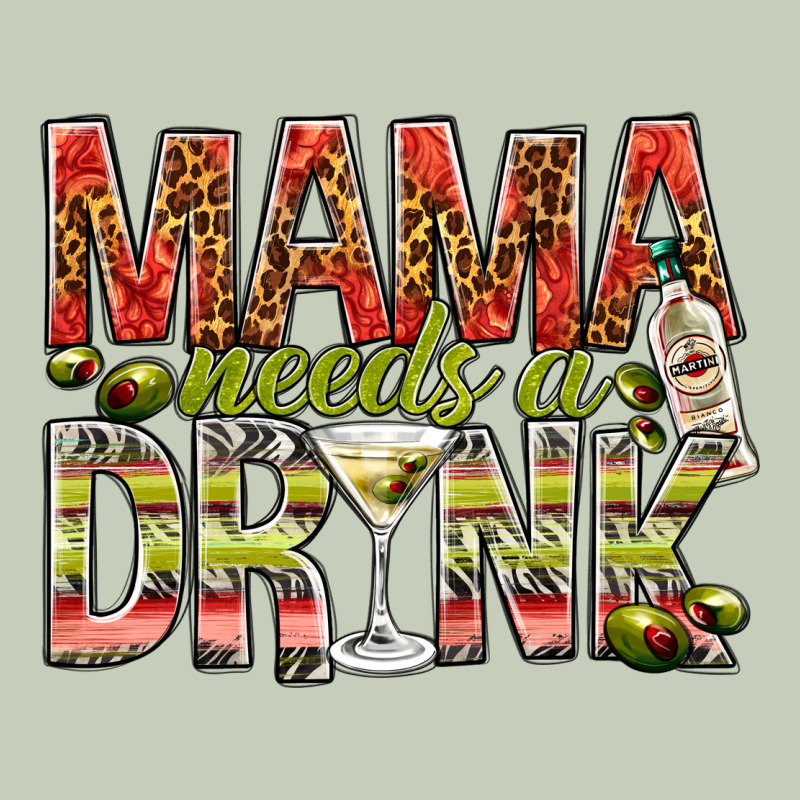 Mama Needs A Drink Ladies Tee by NancyCooperArtShop | Teevron