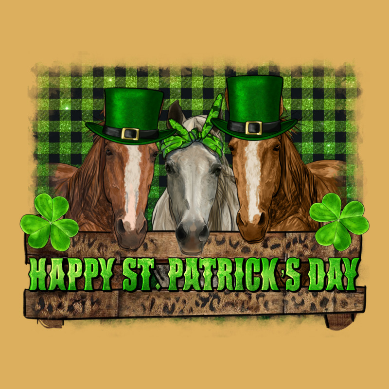 Happy St. Patrick's Day Horses With Leprechaun Hat And Bandana Premium Hoodie by RanaPortraitStore | Teevron
