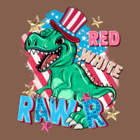 Red White Rawr Zipper Hoodie | Teevron