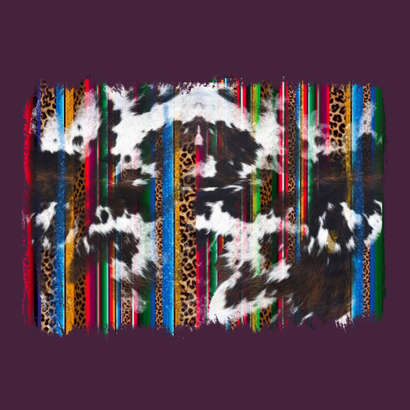 Cowhide, Leopard Serape Backgraund Premium Tee by JahusDesignShop | Teevron