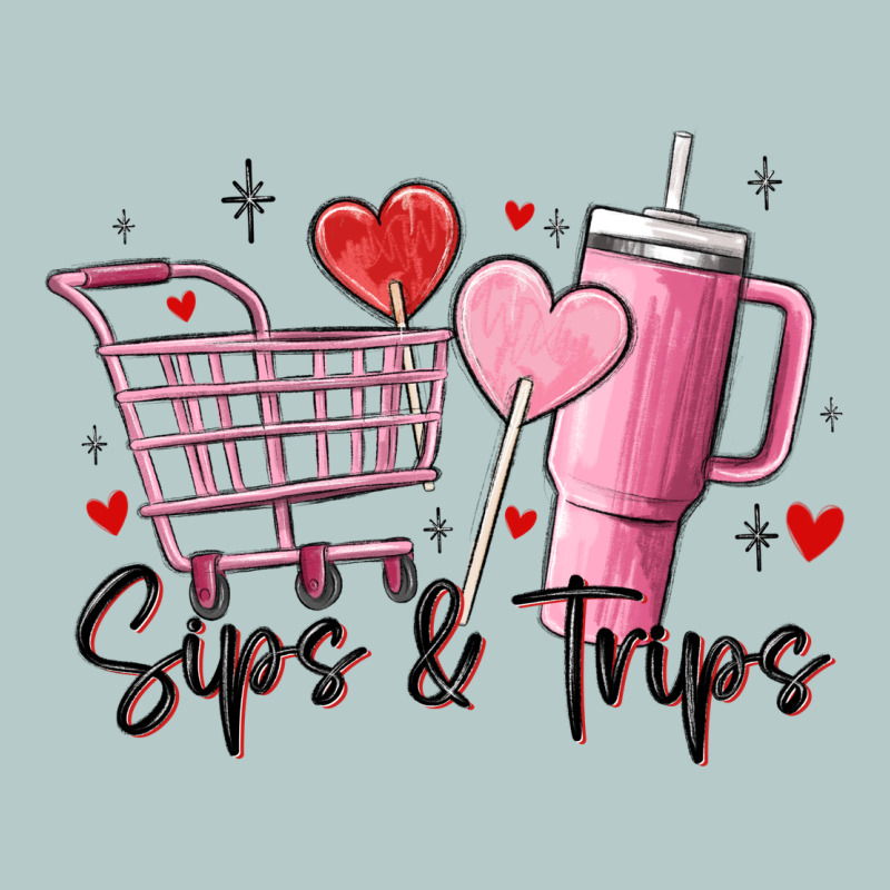 Sips & Trips Target Inspired Stanley Heavy Core Tee by MaliasSmallBusiness | Teevron