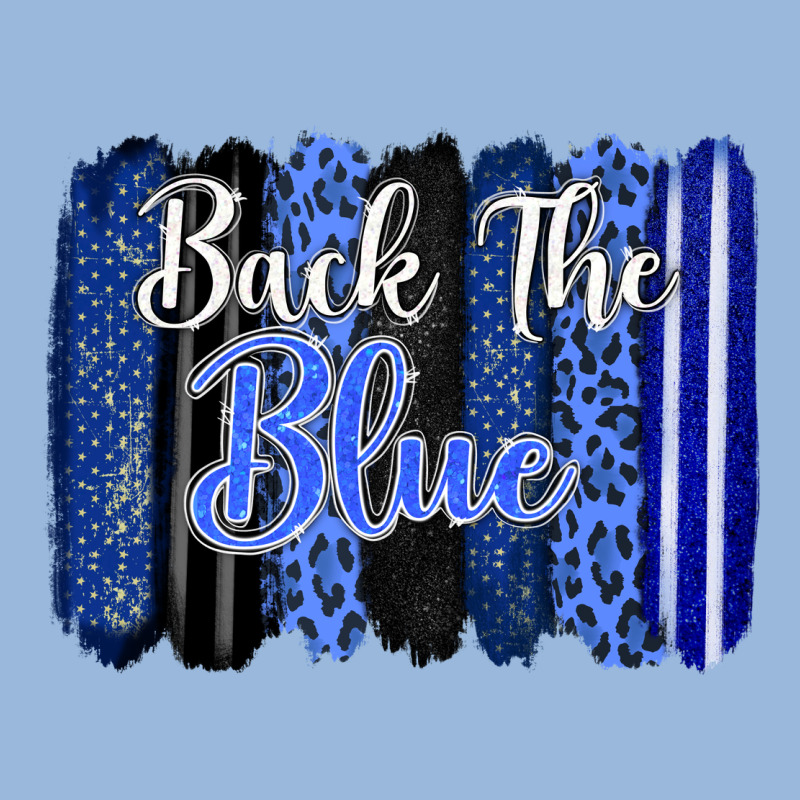 Back The Blue Brushstrokes Premium Hoodie by FaDigitalArtStudio | Teevron