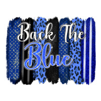 Back the blue brushstrokes | Teevron