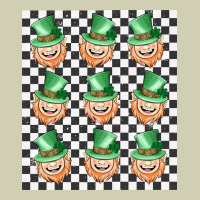Boujee Checker Board Leprechaun Heavy Core Tee | Teevron