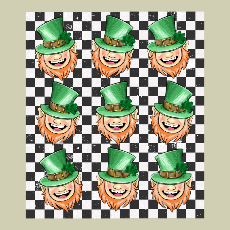 Boujee Checker Board Leprechaun Heavy Core Tee by MaliasSmallBusiness | Teevron