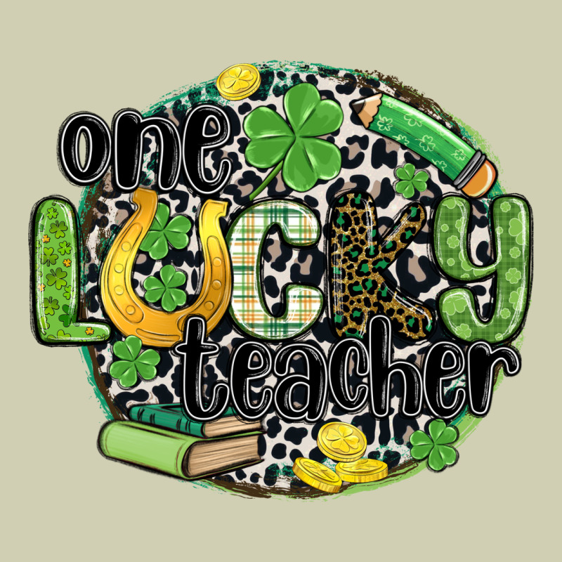 One Lucky Teacher Heavy Core Tee by MaliasSmallBusiness | Teevron