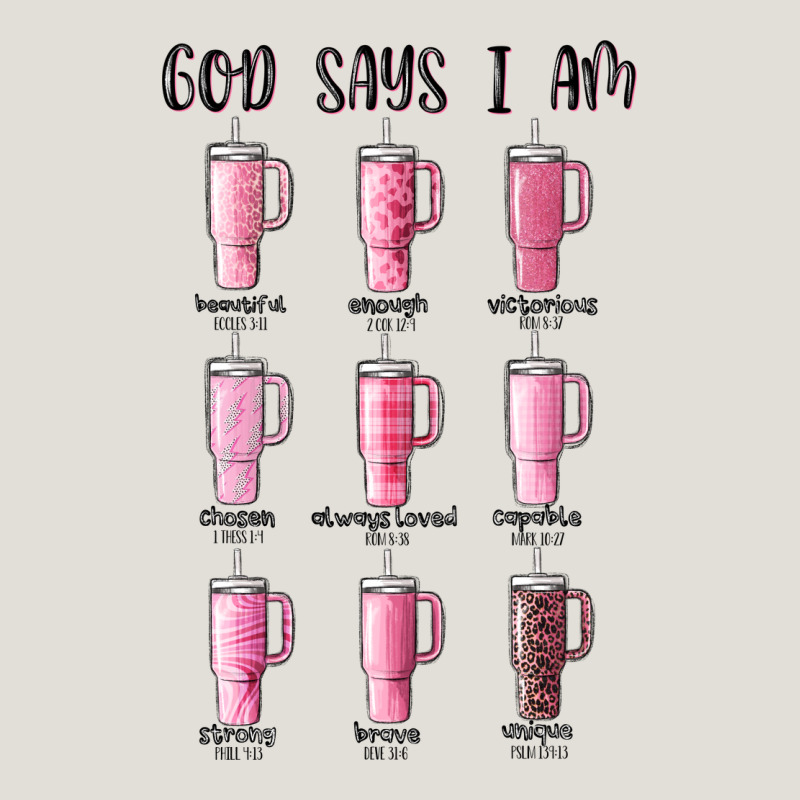 God Says I Am Bible Verse Stanley Heavy Core Tee by MaliasSmallBusiness | Teevron