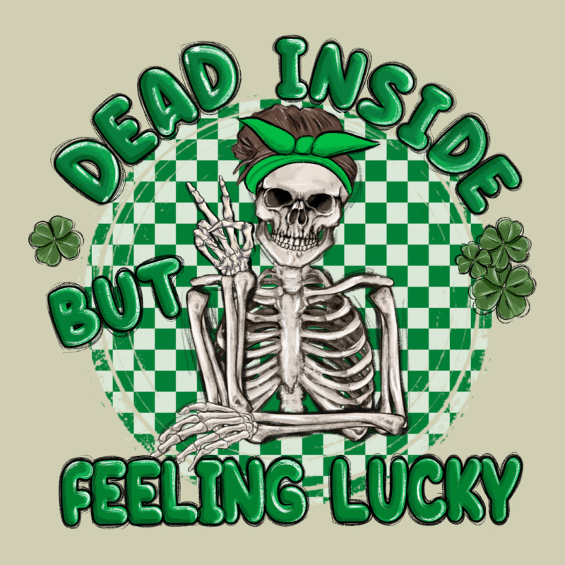 Dead Inside But Feeling Lucky Heavy Core Tee by MaliasSmallBusiness | Teevron