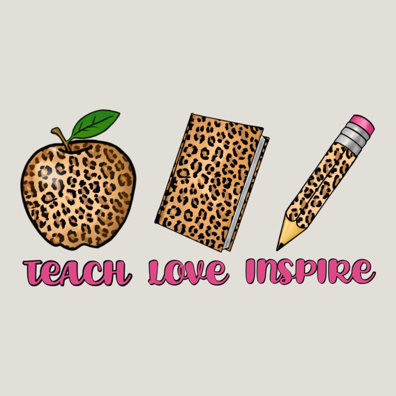 Teach Love Inspire Leopard Heavy Core Tee by AdoDesignShop | Teevron
