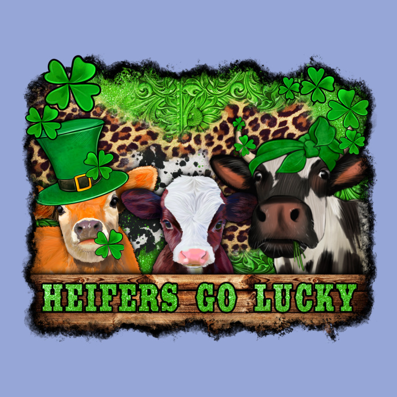 St Patricks Cows Heifers Go Lucky Classic Tee by Jasminsmagicworld | Teevron