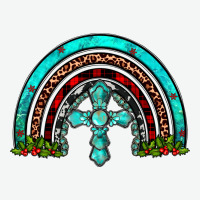 Cross Christmas Rainbow Urban Heavy Tee | Teevron