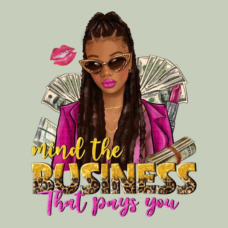 Mind The Business That Pays You Afro Woman Ladies Tee by NancyCooperArtShop | Teevron