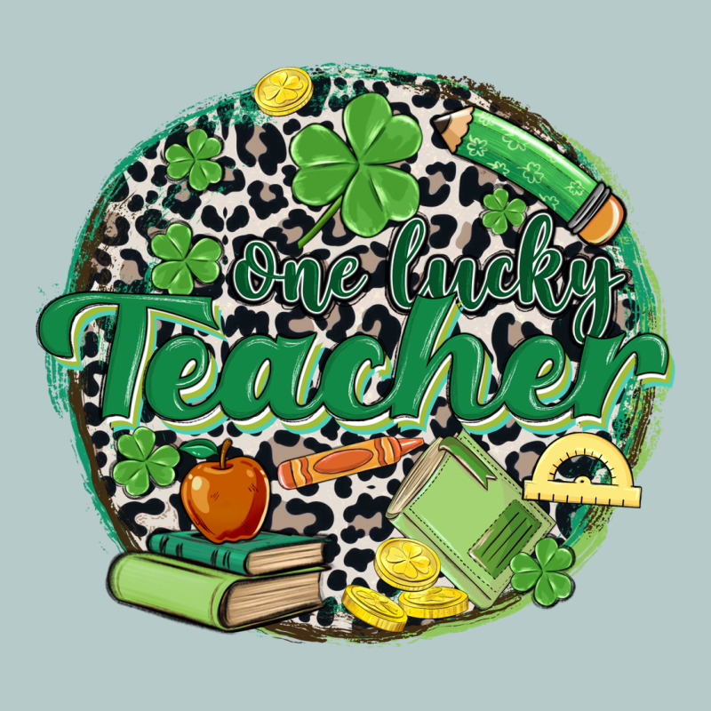 One Lucky Teacher Heavy Core Tee by MaliasSmallBusiness | Teevron