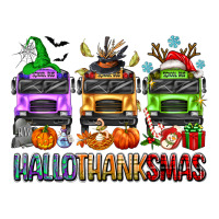 Hallothanksmas School Bus Long Sleeve Tee | Teevron