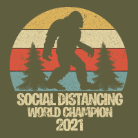 Bigfoot Social Distancing World Champion Vintage Tee | Teevron