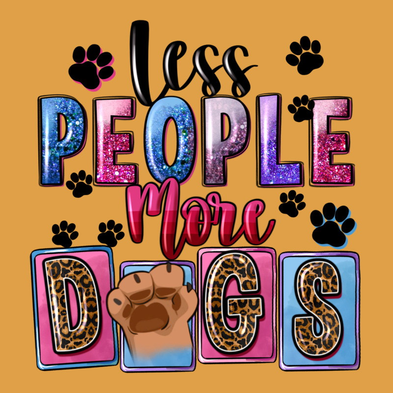 Less People More Dogs Mother's Day Premium Hoodie by FaDigitalArtStudio | Teevron