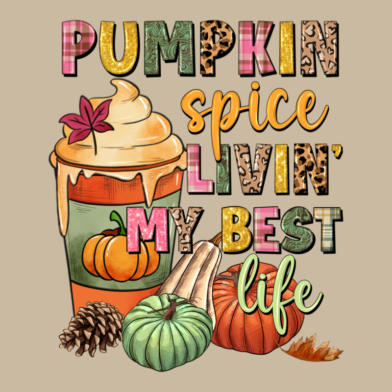 Pumpkin Spice Livin' My Best Life Long Sleeve Tee by NancyCooperArtShop | Teevron