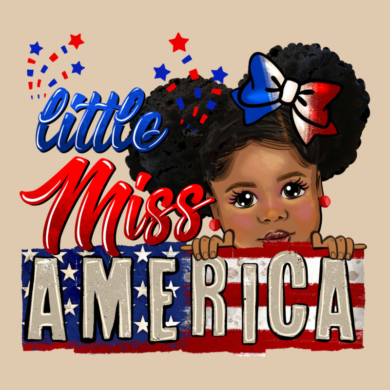 Little Miss America Black Girl Peekaboo Heavyweight Sweatshirt by CowGirlArtShop | Teevron