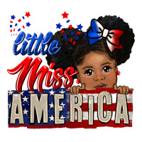 little miss america black girl peekaboo | Teevron